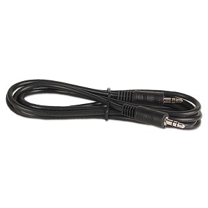 6ft 3.5mm Stereo (M) to 3.5mm Stereo (M) Audio Cable (Black)